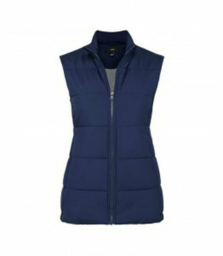 NNT Womens Ladies Puffer Vest Sleeveless Water Resistant Zip Front CAT749