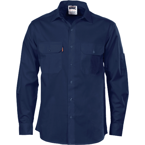 DNC Workwear Cool-Breeze Work Shirt - Short Sleeve Lightweight Cotton 3208