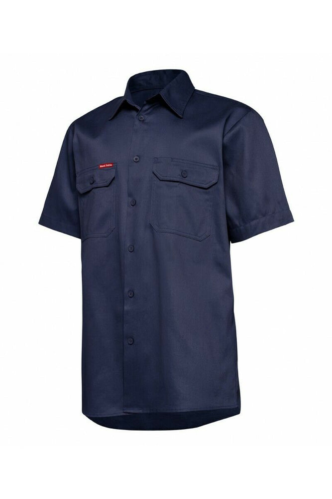 Mens Hard Yakka Core Light Weight Cool Drill Work Shirt Summer Tradie Y04625