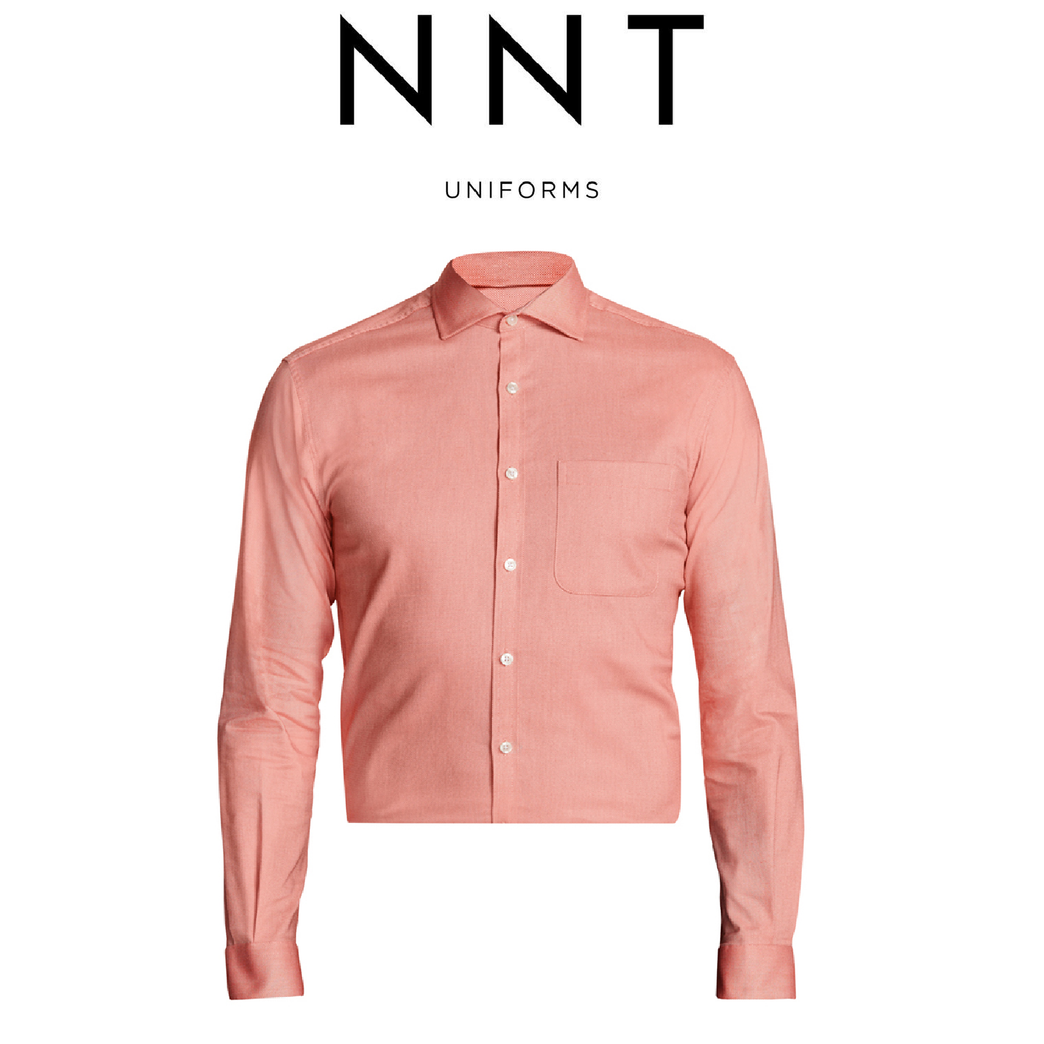 NNT Mens Long Sleeve Honeycomb Cutaway Collar Classic Shirt Business CATJ2S