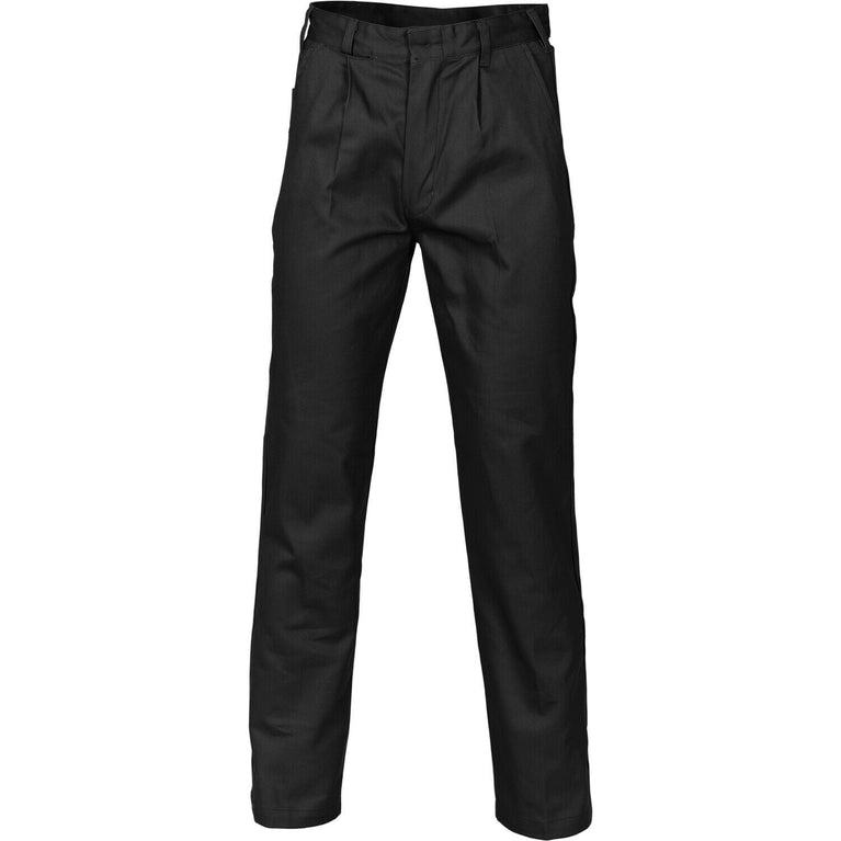 DNC Workwear Mens Cotton Drill Work Pants Flame Retardant Heavyweight Work 3311