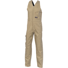 DNC Workwear Mens Cotton Drill Action Back Overall Flame Retardant Work 3121