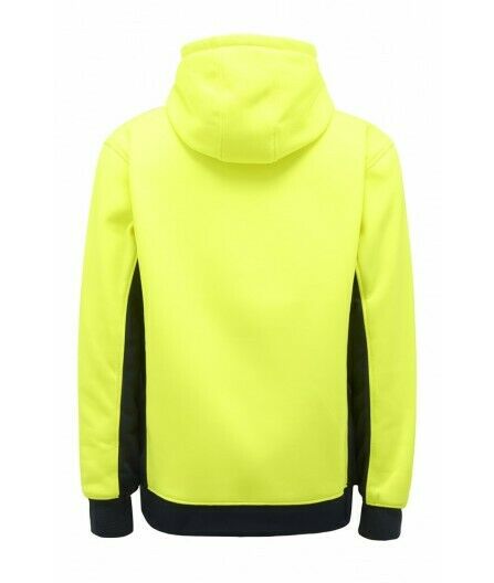 KingGee Mens Hi Vis Pull Over Hoodie Fleece Drawstring Work Safe Safety K55033