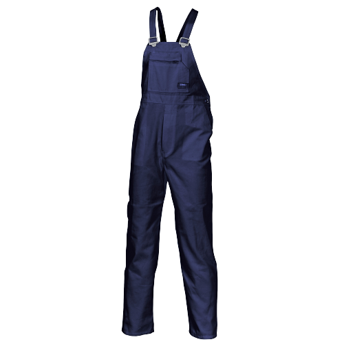 DNC Workwear Mens Cotton Drill Bib And Brace Overall Flame Retardant Work 3111