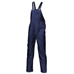 DNC Workwear Mens Cotton Drill Bib And Brace Overall Flame Retardant Work 3111