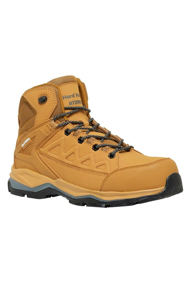 Hard Yakka Mens Atomic Work Hybrid Safety Boots Nano Gravity Carbon Fiber Y60280