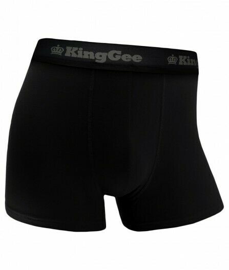 KingGee Mens Bamboo Work Trunk 3 Pack Superior Jocks Comfort Breathable K19005