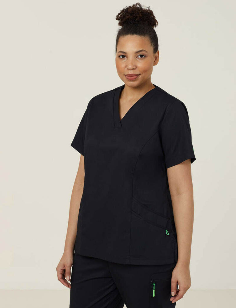 NNT Uniform Womens Next Gen Antibacterial Florence Scrub Top V Neck Nurse CATULM