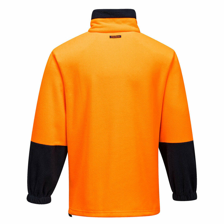 Portwest Mens Hi-Vis Polar Fleece Jumper Waist Draw String Work Comfy MF115