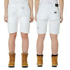 Womens Elwood Utility Shorts Cargo Phone Pocket Work Stretch Tough Tradie EWD601