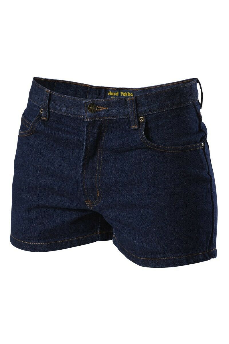 Hard Yakka Enzyme Washed Denim Shorts Y05681