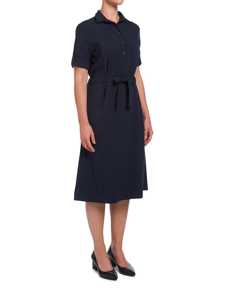 NNT Womens Shirt Classic Fit Dress Adjustable Sleeve Knee Length Comfort CAT67Y