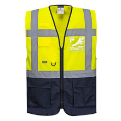 Portwest Brush Fleece Hoodie With Tape Reflective Taped Work Safety B304