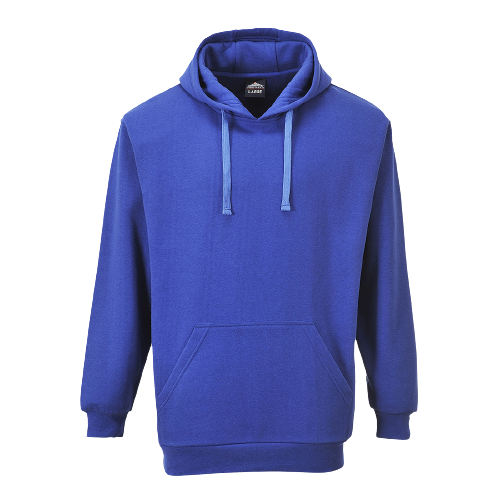 Portwest Roma Hoody Soft Blue Sweatshirt Drawstring Hooded Long Sleeve B302