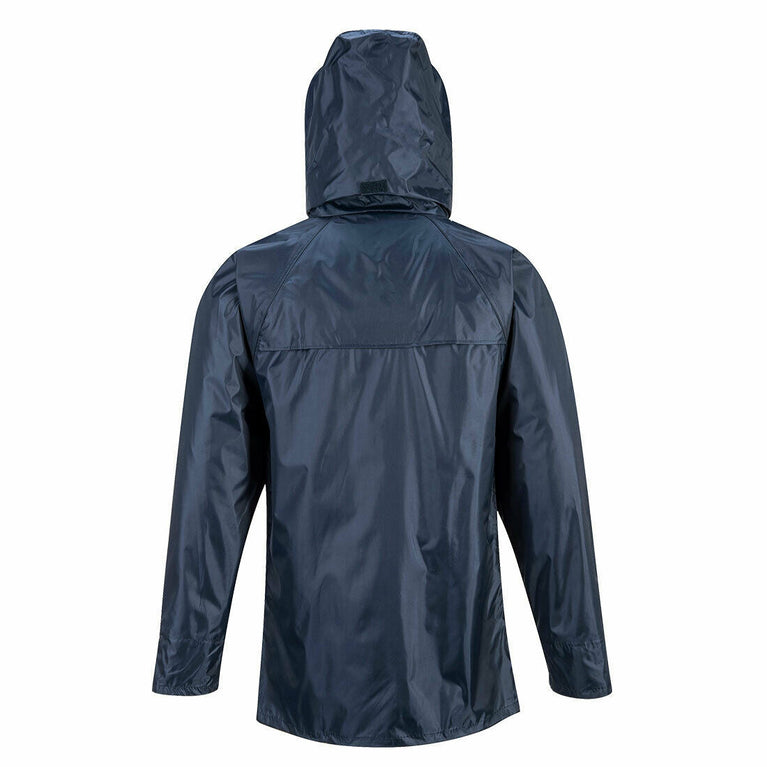 Portwest Mens Classic Rain Jacket Waterproof Work Safety Hood PVC Work S440