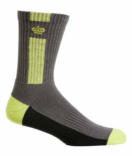 KingGee Crew Cotton Work Socks 5 Pack Padded Footbed Workwear K09035