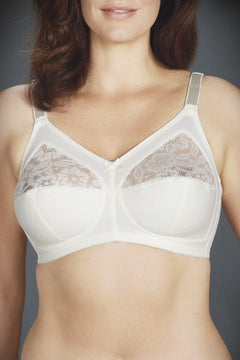 Womens Berlei Comfort Lace Wirefree Bra Alabaster Classic Soft Everyday Sexy