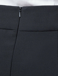 NNT Womens Business Stretch Wool Blend Panel Pencil Skirt Wool Blend  CAT2MG