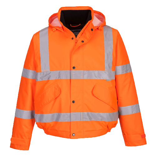 Portwest Hi-Vis Bomber Jacket Weatherproof Reflective Work Safety S463