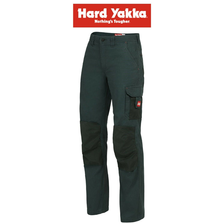 Hard Yakka Womens Legends Work Tough Pants Cargo Panama Weave Cotton Y08079