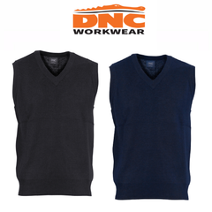 DNC Workwear Mens Pullover Vest Wool Blend Cool Guard Winter Comfort Work 4311