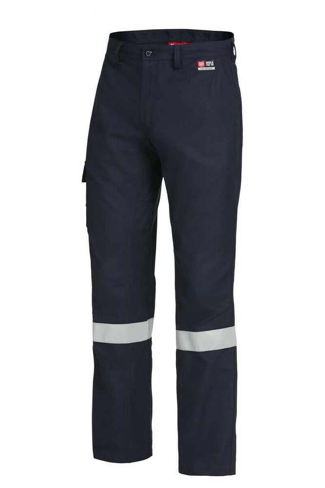 Mens Hard Yakka Workwear Pants Sheildtec Fire Resistant Cargo Tape Safety Y02525