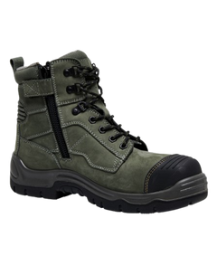 KingGee Mens PHOENIX 6CZ EH Safety Leather Boot Electrical Hazard Protect K27990