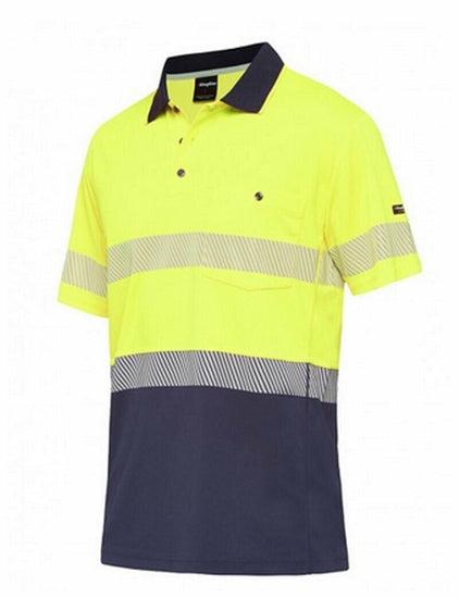 KingGee Men Workcool Hyperfreeze Shirt Top Polo Short Sleeve Taped Work K54215