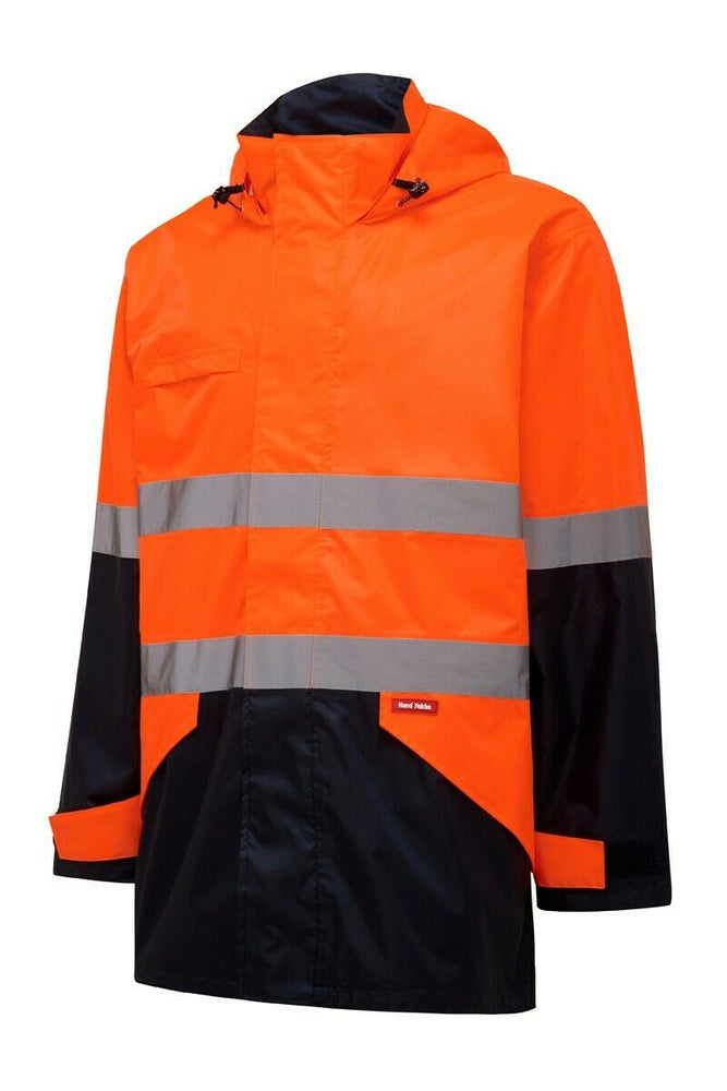 SALE! Hard Yakka Lightweight Shell Jacket Hi-Vis Safety Taped Waterproof Y06830