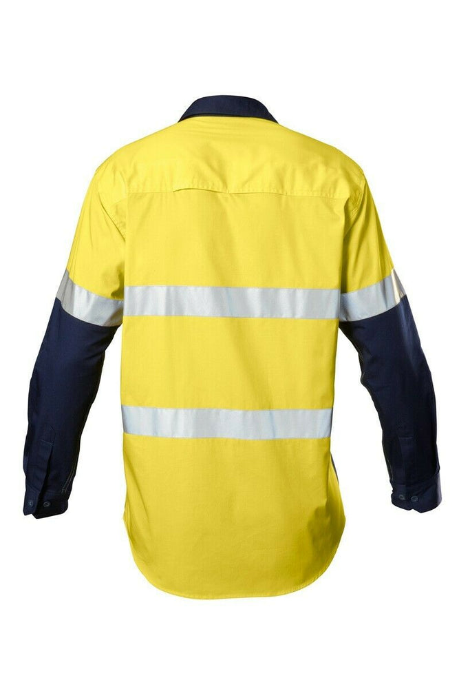 Hard Yakka Koolgear Hi-Vis Safety Summer Cool Long Sleeve Work Shirt Y07978