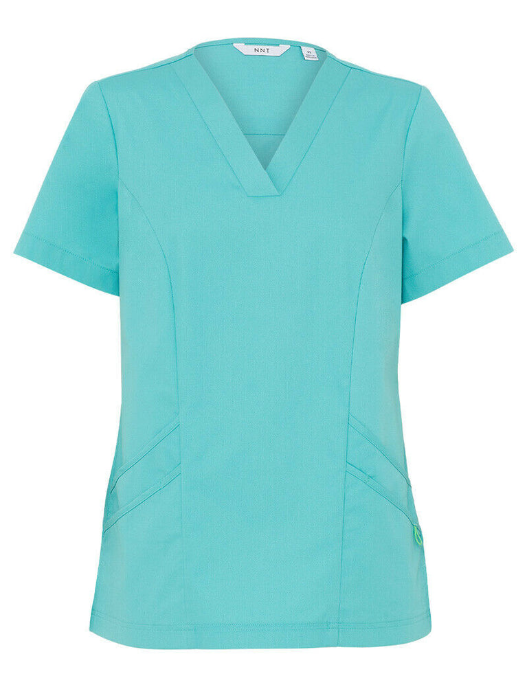 NNT Uniform Womens Next Gen Antibacterial Florence Scrub Top V Neck Nurse CATULM