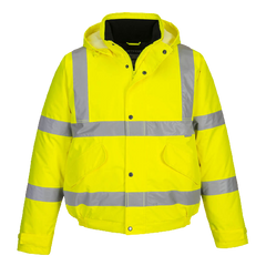 Portwest Hi-Vis Bomber Jacket Weatherproof Reflective Work Safety S463