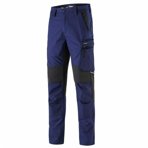 KingGee Mens Quantum Pant Stretch Ripstop Reflective Cargo Work Pants K13003