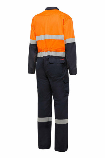 Hard Yakka Safety SheildTec Fire Resistant Coverall Overall Taped Hi-Vis Y00055