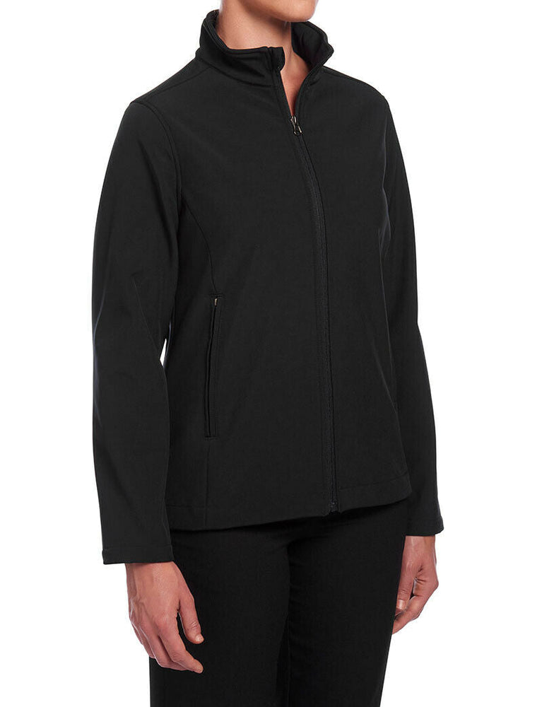 Womens NNT Warm Fleece Ladies Bonded Fleece Zip Jacket Black Navy CAT1ET