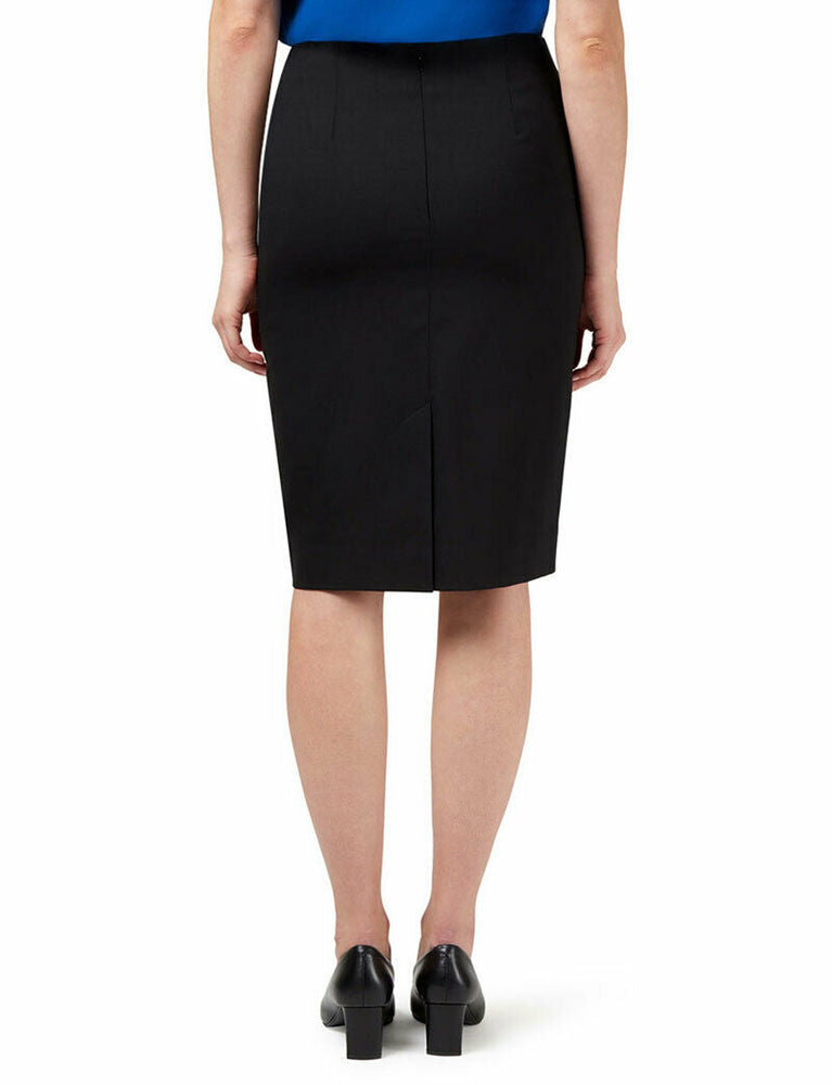 NNT Womens Formal Dobby Stretch Panel Pencil Skirt Fully Lined Business CAT2NF