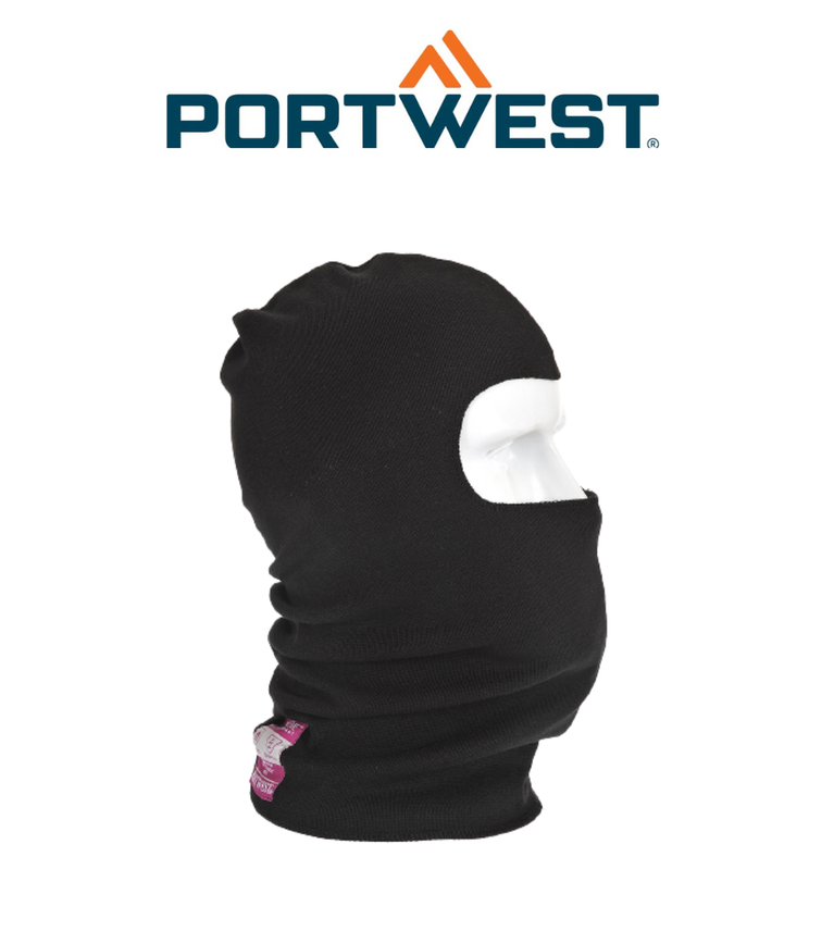 Portwest Flame Resistant Anti-Static Balaclava CE-CAT III Modaflame Knit FR18