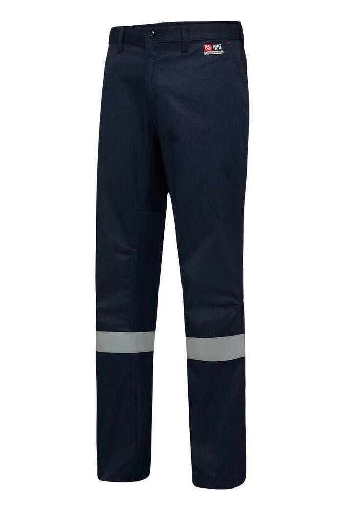 Mens Hard Yakka Work FR Pants Sheildtec Fire Resistant Cargo Tape Safety Y02770