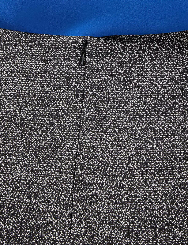 NNT Womens Business Textured Tweet Pencil Skirt Cotton Knee length CAT2NG