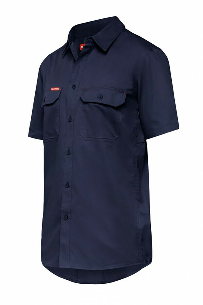 Hard Yakka Koolgear Short Sleeve Work Shirt Air Vent Cool Twill Y07715