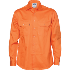 DNC Workwear Cool-Breeze Work Shirt - Short Sleeve Lightweight Cotton 3208