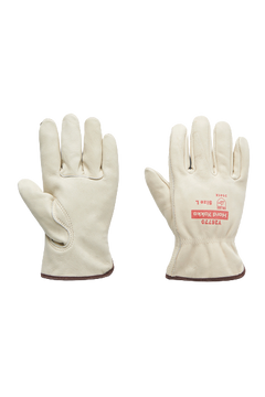 Hard Yakka Leather Rigger Glove Safety Highgrade Cowhide Work Elastic Y26770