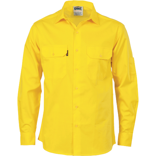 DNC Workwear Cool-Breeze Work Shirt - Short Sleeve Lightweight Cotton 3208