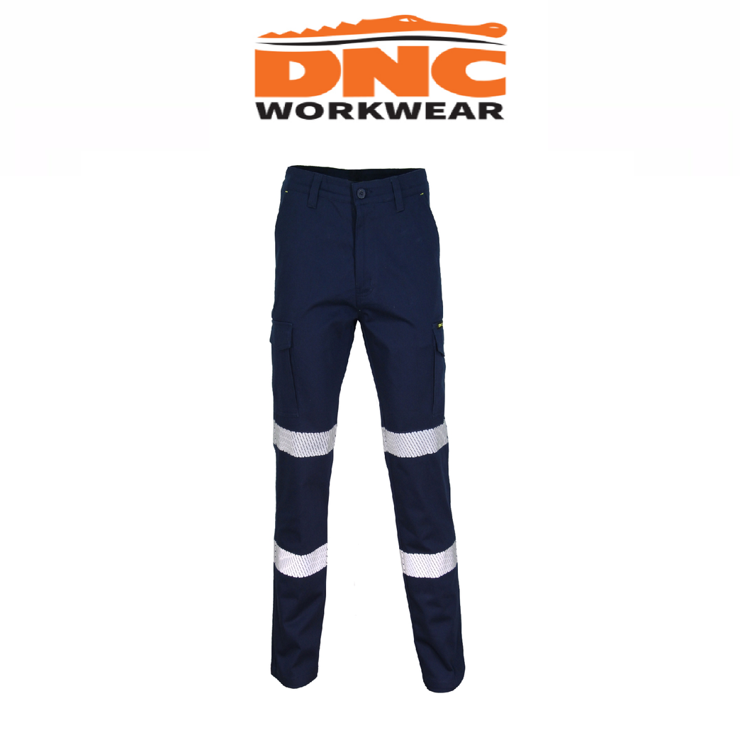 DNC Workwear Men SlimFlex Bio-Motion Segment Taped Cargo Tough Pant Work 3369