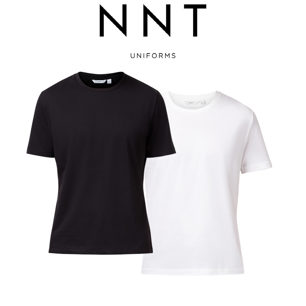 NNT Mens Short Sleeve Crew Neck Tee Cotton Classic Fit Comfortable Shirt CATJ8W