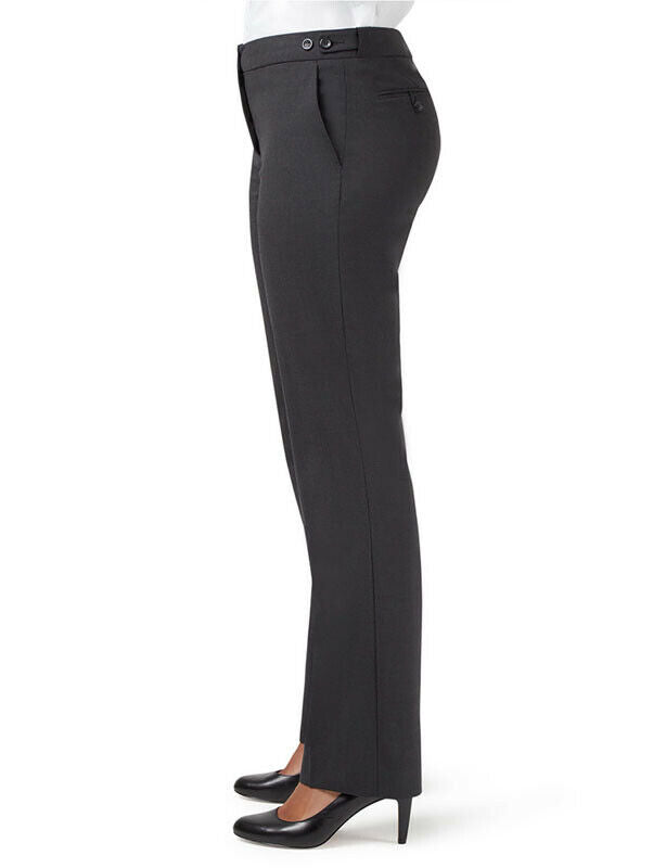 NNT Women Stretch Wool Blend Tab Formal Pants Straight Leg Business Pant CAT3CU