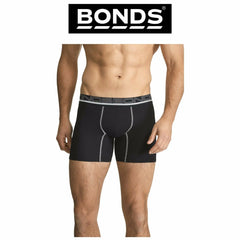 Mens Bonds Active Max Mid Trunks Sports Gym Trunk Lightweight Mesh Cool MZEUA