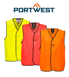 Portwest Hi-Vis Vest Class D Prime Mover Reflective Taped Work Safefy MV116