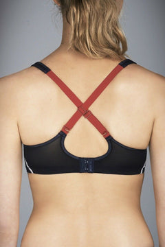 Womens Berlei Electrify Underwire Sports Bra Cross Back Support Lined Y556W