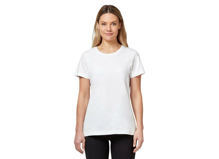 NNT Womens Formal Short Sleeve Crew Neck Tee Classic Fit Cotton Stretch CATUDM